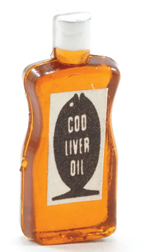 Dollhouse Miniature Cod Liver Oil